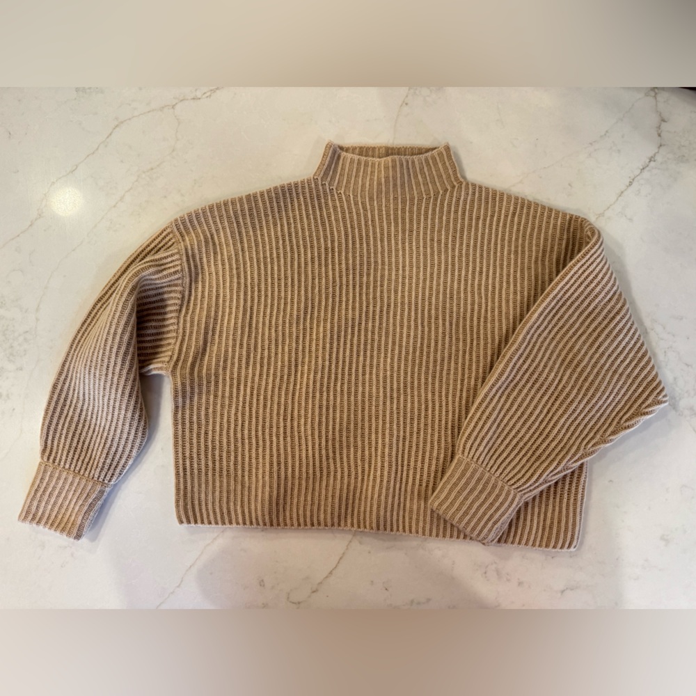 7115 by Szeki size small tan sweater